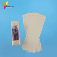 OEM High Quality Cotton Depilatory Strips Muslin Waxing Strips 7cmx21cm 140gsm 100pcs / Pack