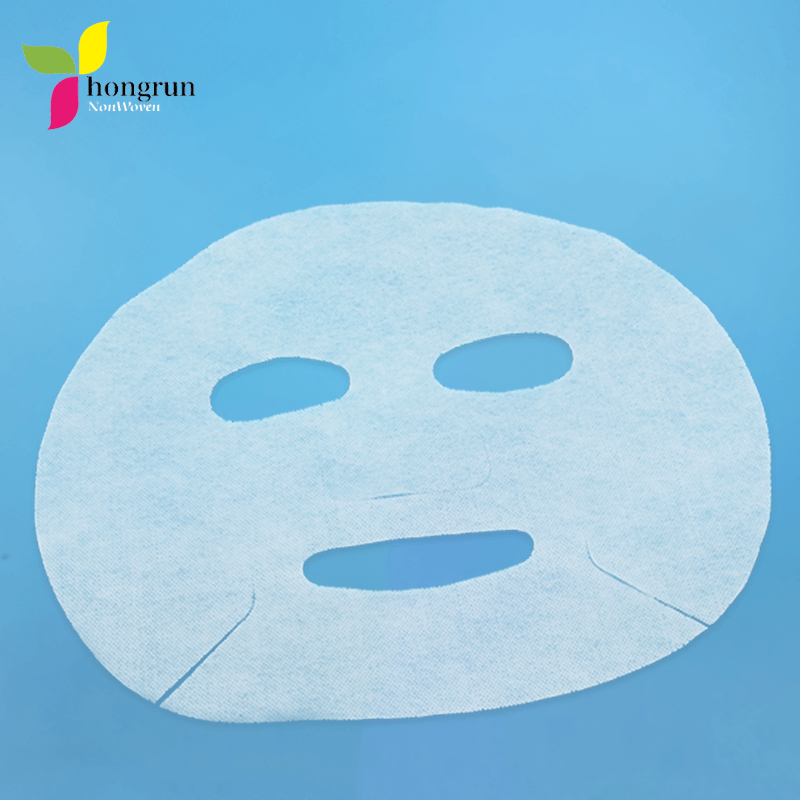 Hot Sell DIY Facial Mask Nonwoven Fabric Disposable Dry 50gsm White Facial Mask Sheet