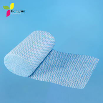 Nonwoven Spunlace Kitchen Disposable Cloth Roll For Easy Cleaning 20cm X 25cm